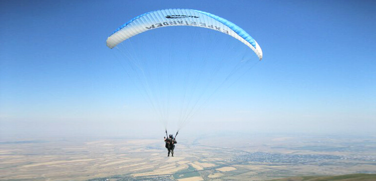 PARAGLIDING IN ALMATY